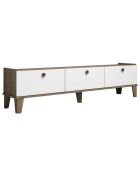 Meuble TV Sumer marron/blanc - 178x34.6x44.8 cm