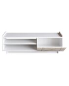 Meuble TV Valantina  blanc - 140x37.1x41.4 cm