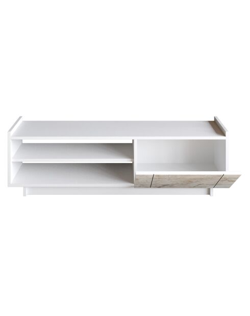 Meuble TV Valantina  blanc - 140x37.1x41.4 cm