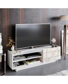 Meuble TV Valantina  blanc - 140x37.1x41.4 cm