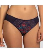 Culotte Flower Elegance imprimée liberty bleue