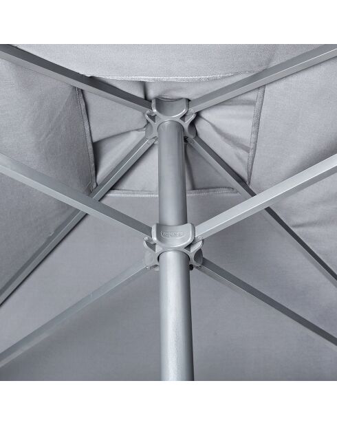 Eolo Sonnenschirm mit Liegestützöffnung Anthrazit - 250x250x266 cm