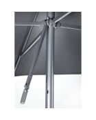 Eolo Sonnenschirm mit Liegestützöffnung Anthrazit - 250x250x266 cm