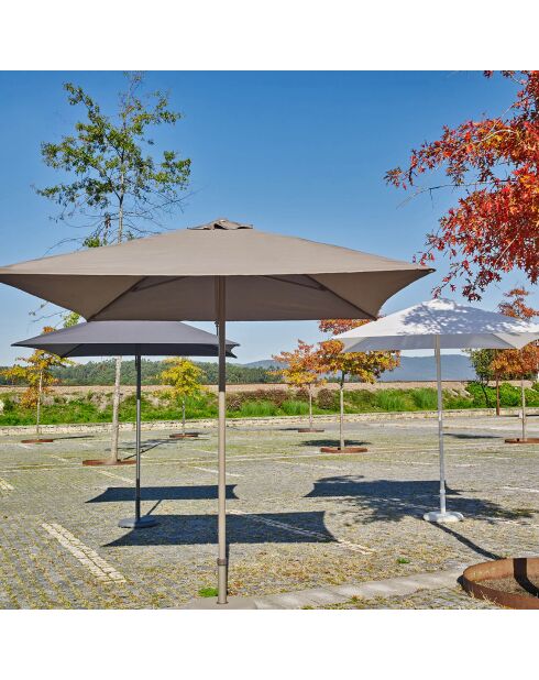 Eolo Sonnenschirm mit Liegestützöffnung Anthrazit - 250x250x266 cm