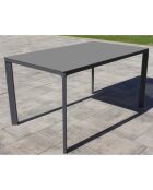 Meet Gartentisch Anthrazit - 160x90x73 cm