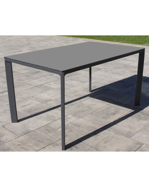 Meet Gartentisch Anthrazit - 160x90x73 cm