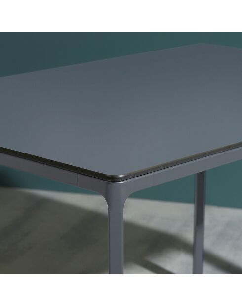 Meet Gartentisch Anthrazit - 160x90x73 cm