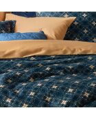 Parure housse de couette Alice bleue