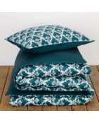 Parure housse de couette Rococo lagon