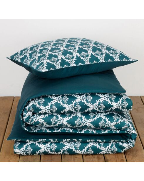 Parure housse de couette Rococo lagon