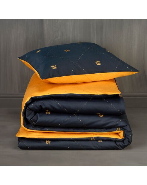 Parure housse de couette Rex indigo