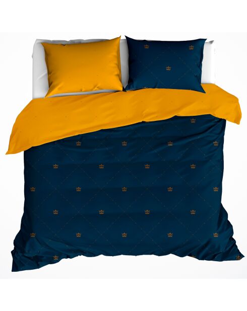 Parure housse de couette Rex indigo