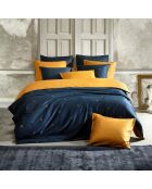 Parure housse de couette Rex indigo