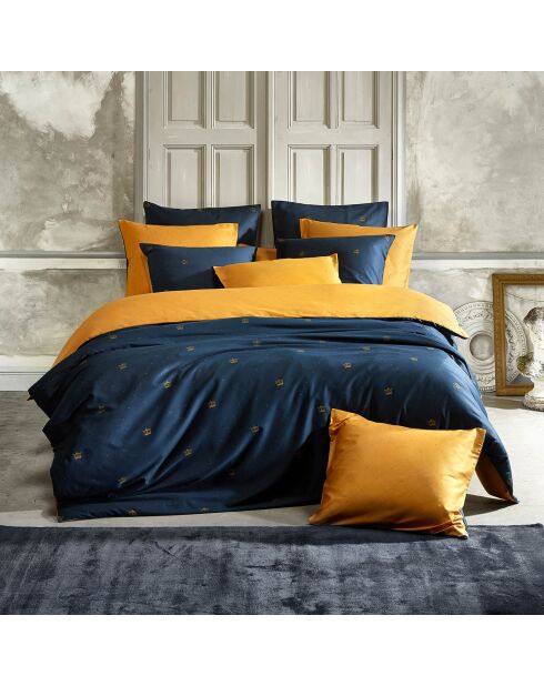 Parure housse de couette Rex indigo