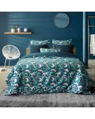 Parure housse de couette Beaufort bleu/blanc