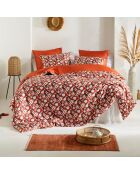 Parure housse de couette Tulipa orange