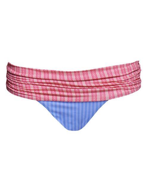 Blauw/roze bikinibroekje met hoge taille van Tula Alchemy