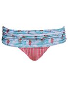 Bas de Maillot taille haute Tula Gardenia blanc/rose/vert