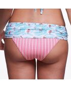 Bas de Maillot taille haute Tula Gardenia blanc/rose/vert