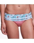 Bas de Maillot taille haute Tula Gardenia blanc/rose/vert