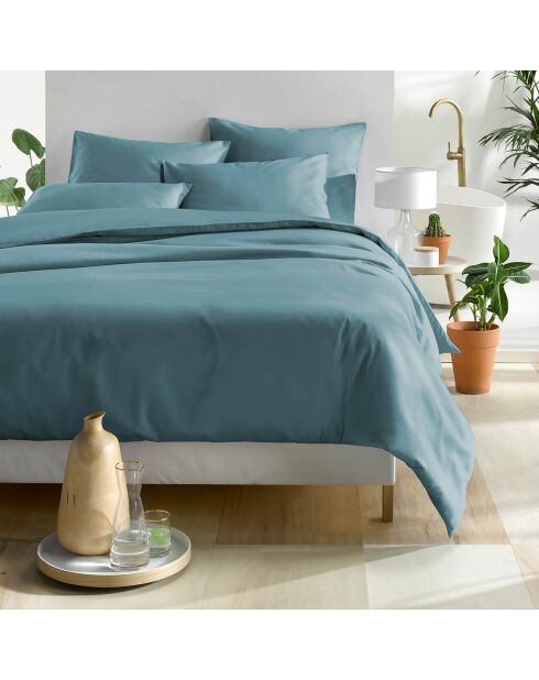 Parure housse de couette Olivia bleue