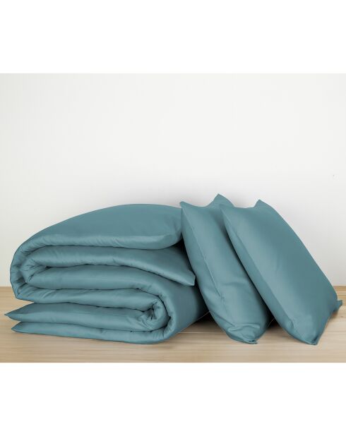 Parure housse de couette Olivia bleue