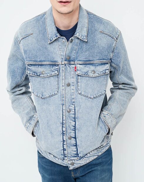 Veste Trucker Sugarcubes bleue