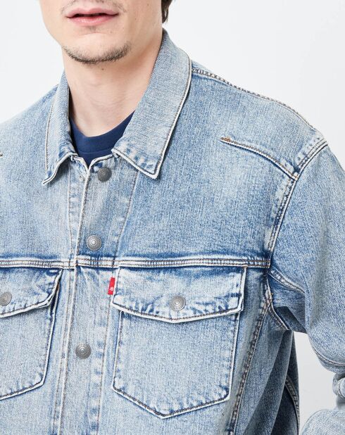 Veste Trucker Sugarcubes bleue