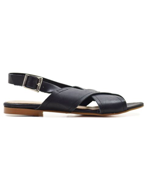 Sandales en Cuir Christina noires