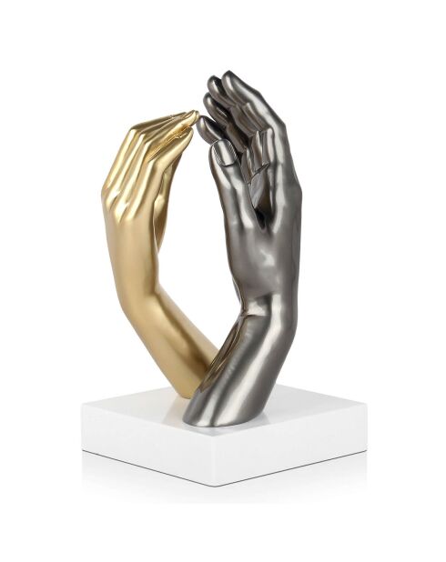 Veelkleurig sculptuur in hars van Deep Union - 36x19x18 cm