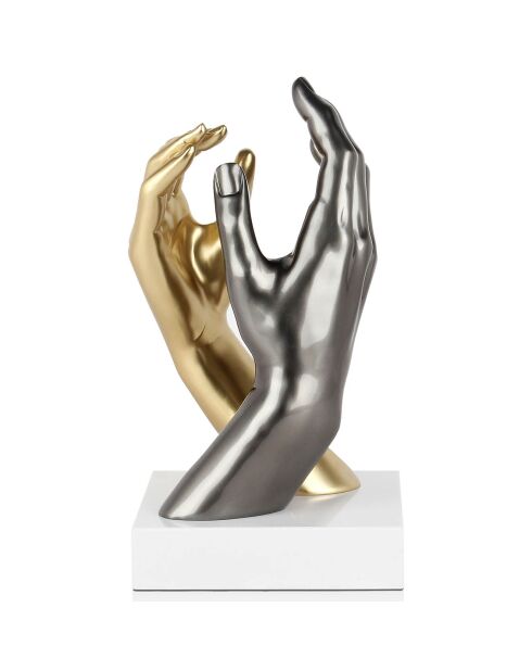 Veelkleurig sculptuur in hars van Deep Union - 36x19x18 cm