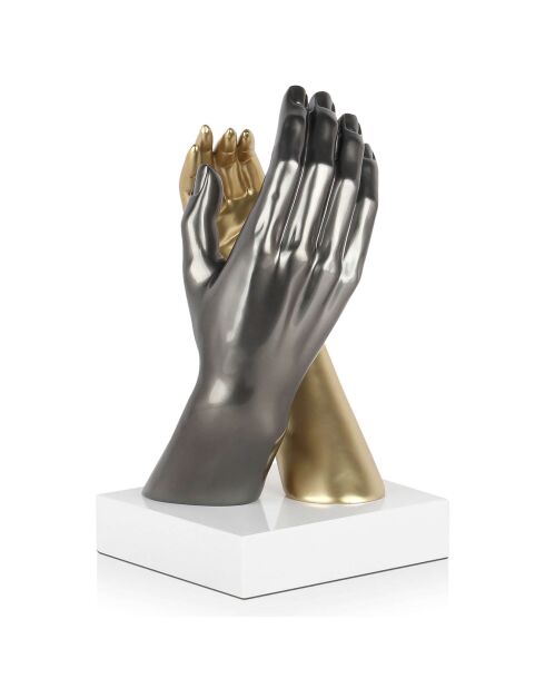 Veelkleurig sculptuur in hars van Deep Union - 36x19x18 cm