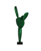 Sculpture en résine Cactus verte - 61x50x20 cm