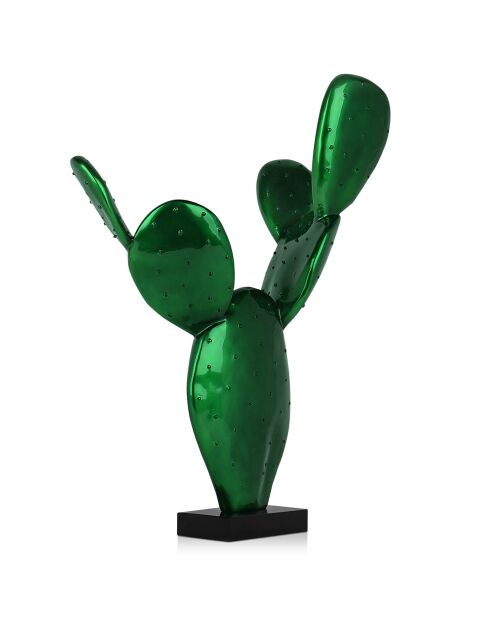 Sculpture en résine Cactus verte - 61x50x20 cm