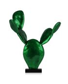 Sculpture en résine Cactus verte - 61x50x20 cm