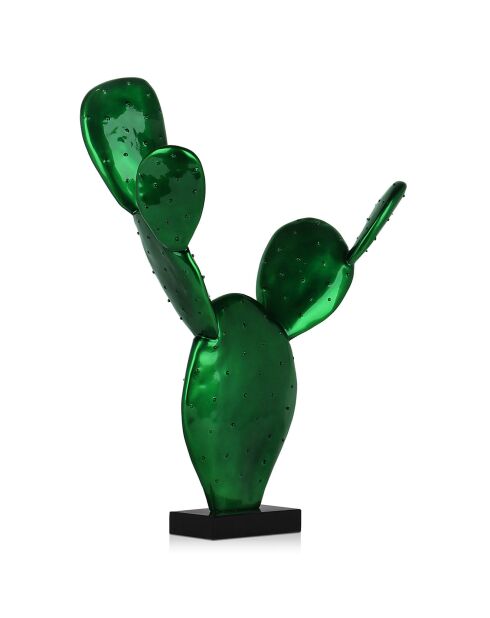 Sculpture en résine Cactus verte - 61x50x20 cm