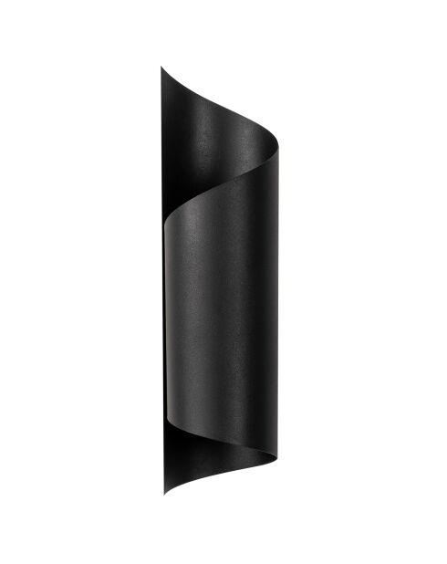 Sivani schwarze Wandleuchte - 10x16x35 cm