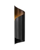 Applique murale Sivani noire - 10x16x35 cm