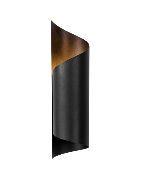 Sivani schwarze Wandleuchte - 10x16x35 cm