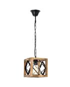 Suspension Zikzak noyer/noir - 50 cm