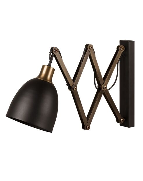 Applique murale Sivani noir/vintage - 15x(35 - 62) cm