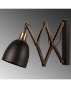 Applique murale Sivani noir/vintage - 15x(35 - 62) cm