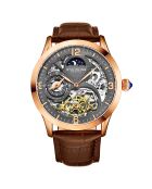 Montre Homme en Cuir Automatique Legacy marron