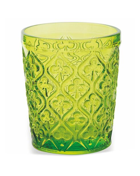 6 mehrfarbige Marrakesch-Wassergläser - 24 cl