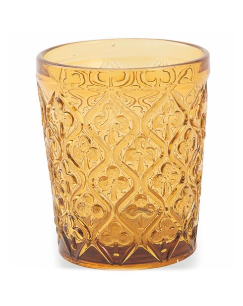 6 mehrfarbige Marrakesch-Wassergläser - 24 cl