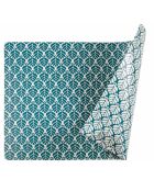 6 Sets de table Bali bleu/blanc - 45x30 cm