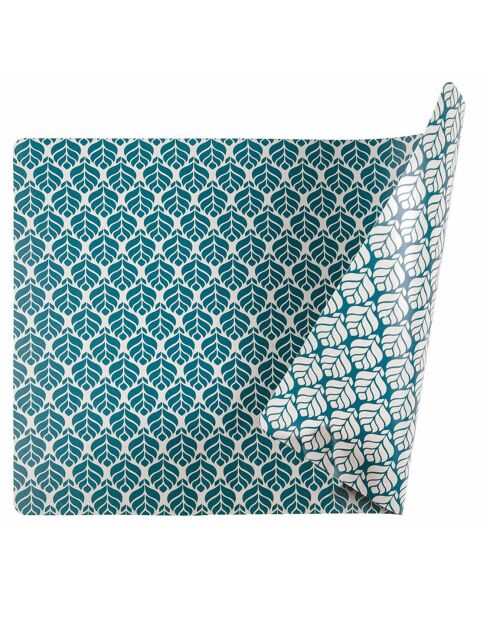 6 Sets de table Bali bleu/blanc - 45x30 cm