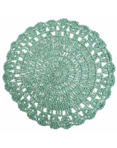 6 Sets de table multicolores - D.38 cm