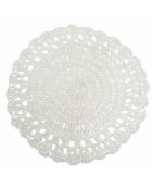 6 manteles individuales multicolores - D.38 cm