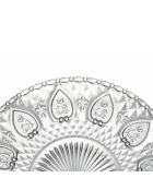 6 Assiettes plates Imperial transparentes - D.17.6 cm